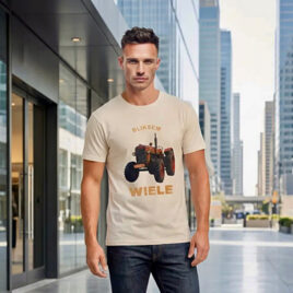 Bliksem Wiele Premium Crew Neck T-Shirt- Stone